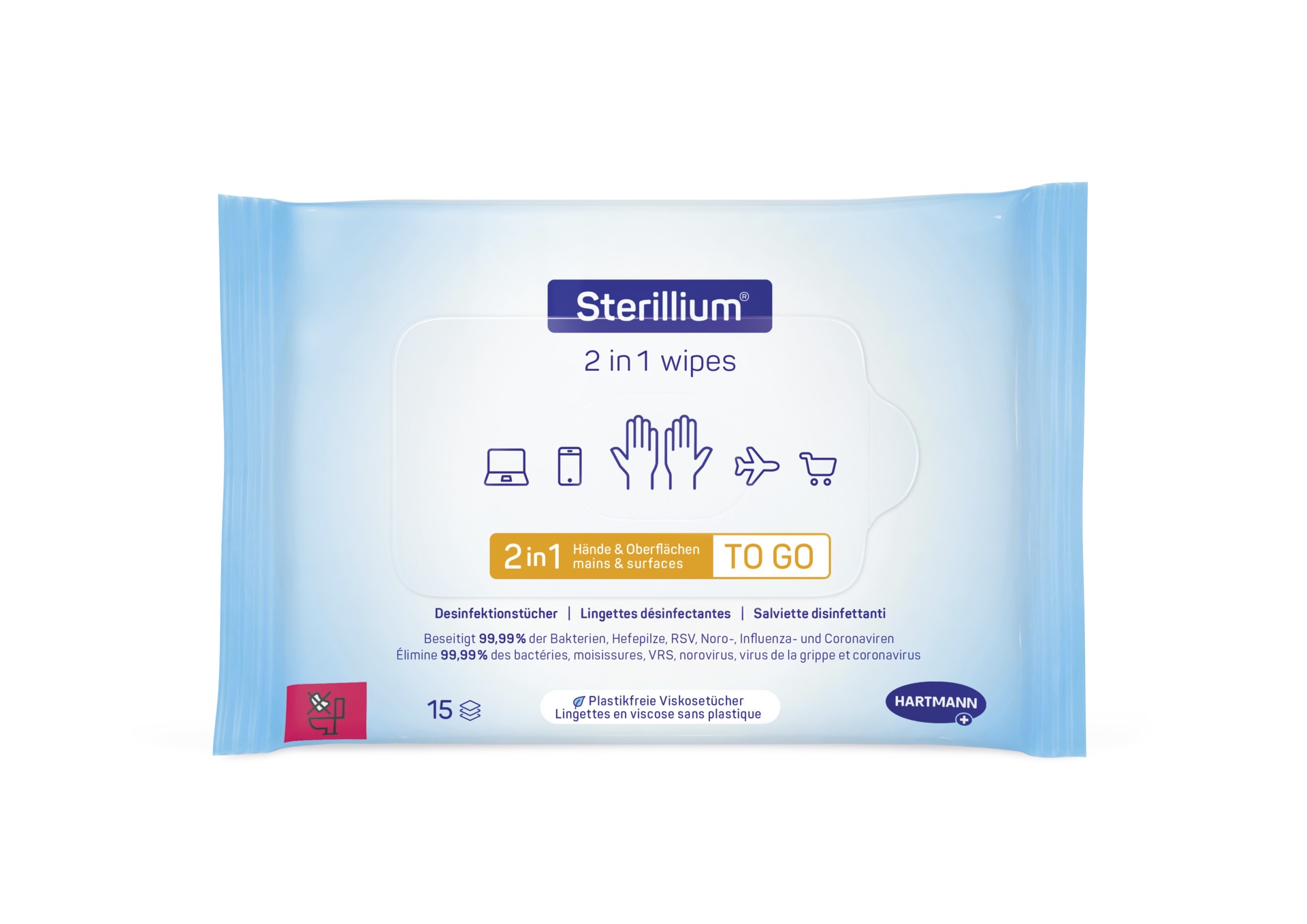 Sterillium® 2in1 wipes